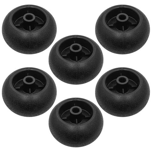 Caltric 50025511 Deck Wheels Anti-Scalp Rollers for Bush Hog Mower 5.00 x 2.75