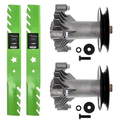 Spindle Pulley Toothed Blade Kit for Weed Eater HD13538 WE12538G WE125R38A