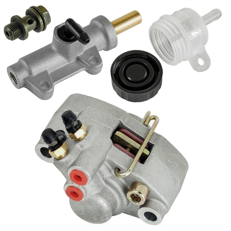 Rear Brake Caliper w/ Master Cyl. / Reservoir for Polaris Xplorer 400 2001-2002
