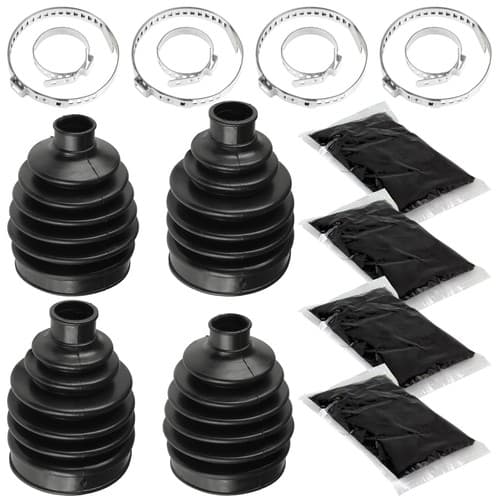 2 Rear Axle Inner Outer CV Boot Kit Fits Polaris Sportsman 400 4x4 2011-2014