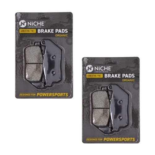 Brake Pad Set for Harley-Davidson Sportster 1200 883 Iron Front Organic 2 Pack