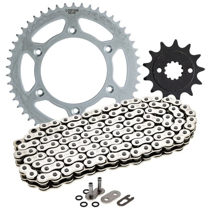 NICHE Sprocket Chain Set for Honda CRF250F 13/50 Tooth 520 O-Ring Front Rear