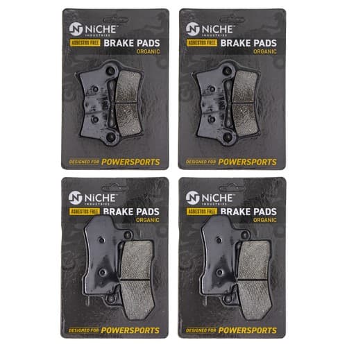 NICHE Brake Pad Set for Harley-Davidson Tri Glide Ultra Classic Street Organic