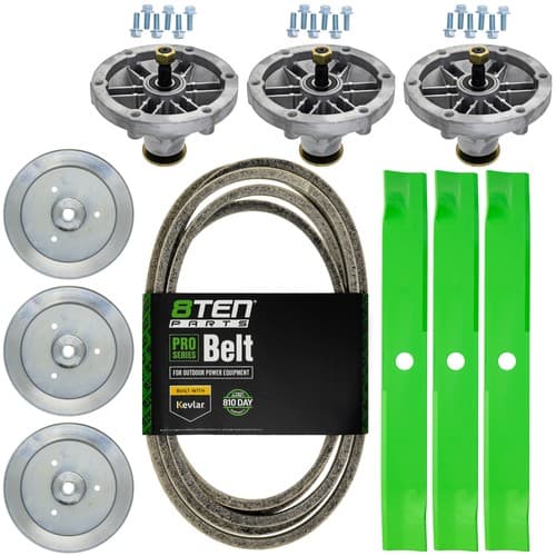 8TEN Blade Spindle Belt Kit for Exmark Radius E-Series 60-Inch 103-6383-S