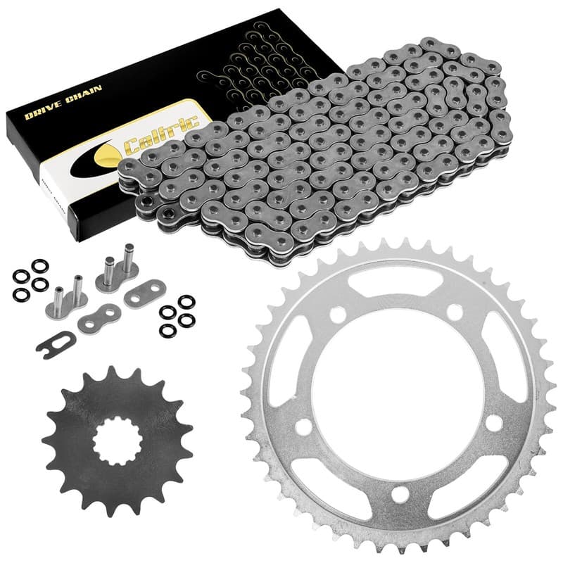 O-Ring Drive Chain and Sprockets Kit for Triumph Bonneville 800 T100 2002-2005