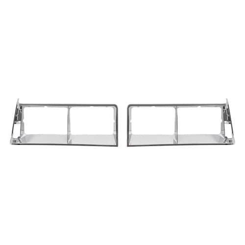 For Buick Regal / Grand National 1984-1987 Pair Chrome Headlight Headlamp Bezels