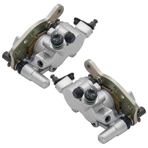 Front Left Right Brake Caliper W/Pads for Kawasaki Bayou 300 KLF300 C 4X4 89-04