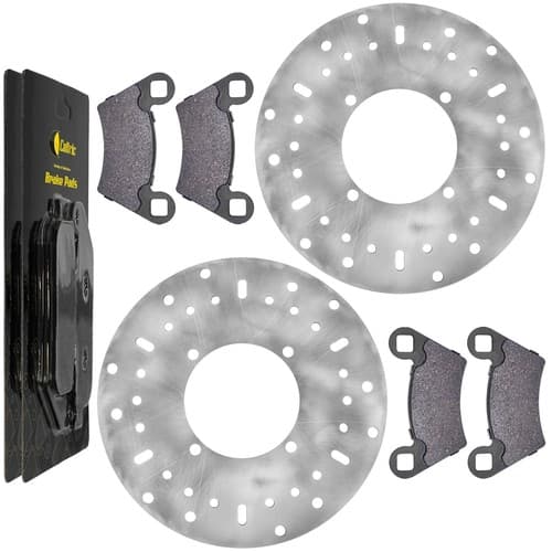 2 Front Brake Disc Pads for Polaris Ranger 400 4X4 2010-13/ Ranger 570 2014-21
