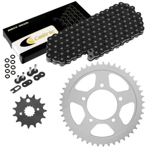 Black O-Ring Drive Chain & Sprockets Kit for Suzuki GSX600F Katana 600F 1998-06