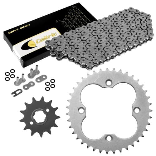 O-Ring Drive Chain & Sprockets Kit for Honda ATC250R 1986 / TRX250R 1986 1987