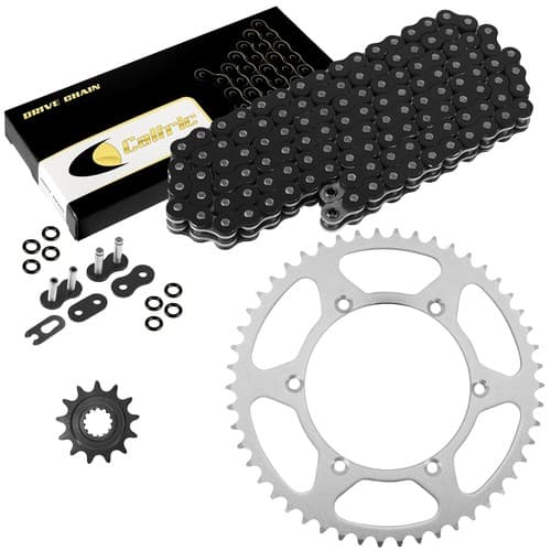 Black O-Ring Drive Chain & Sprockets Kit for Kawasaki KX450F KLX450R 2006-2017