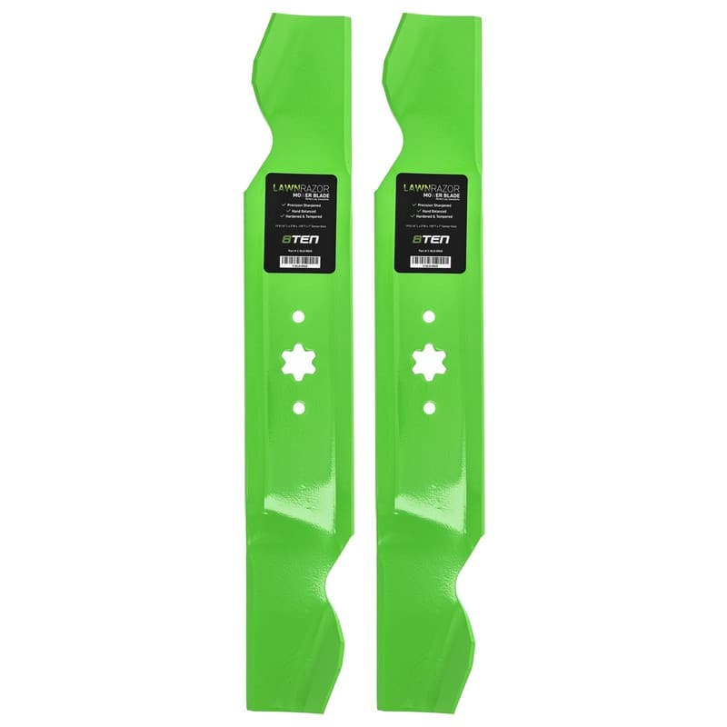 LawnRAZOR Mulching Blade for White Outdoor LT-145 L13 LT15 LT-15 LT1700 2-Pack