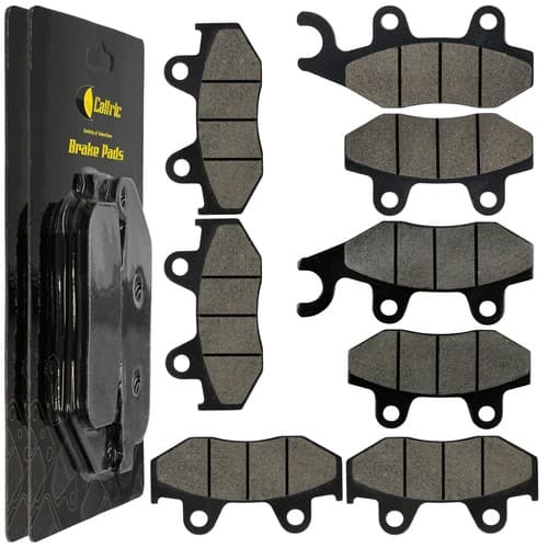 Caltric Front and Rear Brake Pads for John Deere XUV550 / S4 Gator (- 040000)