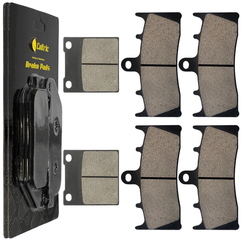 Front and Rear Brake Pads for Kawasaki ZX12R ZX-12R Ninja ZX1200 2000-2005