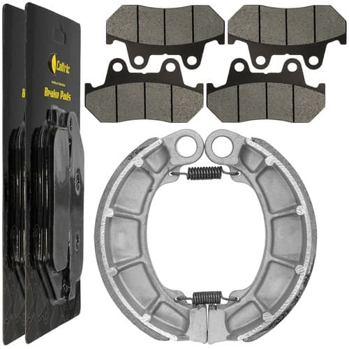 Front Brake Pads & Rear Brake Shoes for Honda Cx500, CX500CCustom 1982