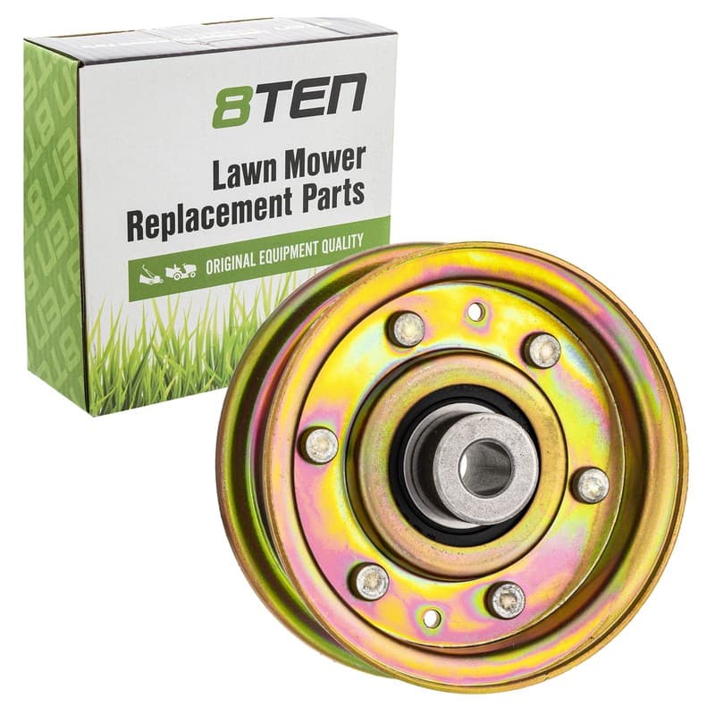 8TEN Flat Idler Pulley for Cub Cadet MTD White Columbia Toro Mower 756-04224