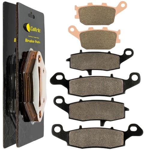 Caltric Front and Rear Brake Pads for Suzuki DL1000 V-Strom 1000 2002-2012