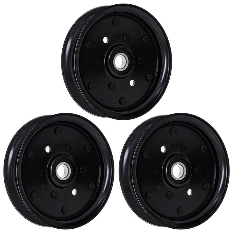 8TEN Idler Pulley for Hustler FasTrak  Trimstar SD 48 54 60 Inch 781856 3 Pack