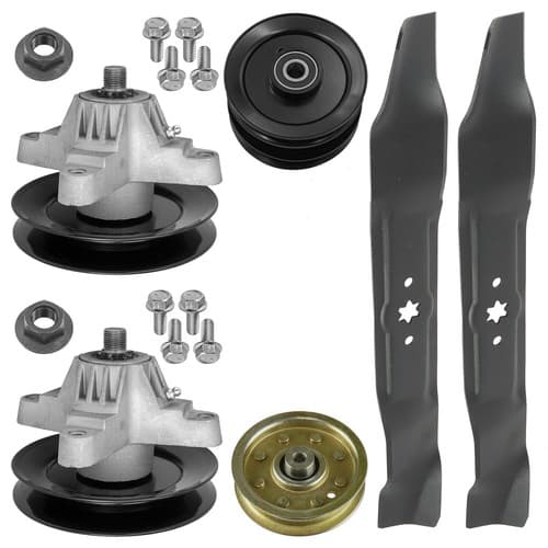 Deck Spindle Pulley Kit For Troy Bilt Super Bronco LT1742 LT1842 LTX1842