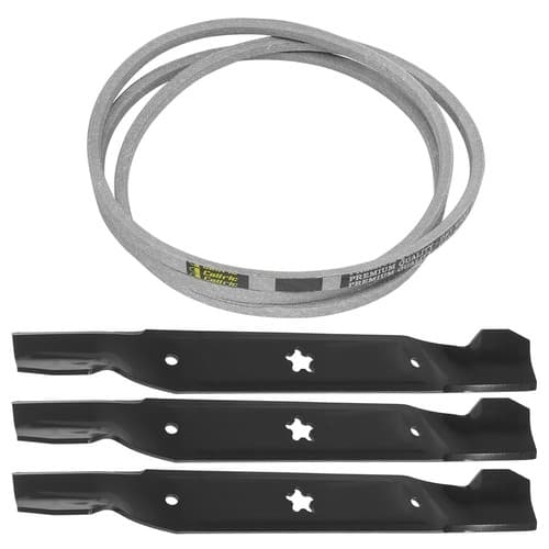 50" Deck Belt & Blade Kit For Husqvarna GTH2250 GTH2350 GTH2550 532144959