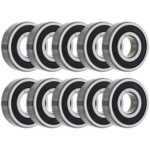 NICHE Wheel Bearing 63/28-2RS 28x68x18mm Single Row Deep Groove 10 Pack
