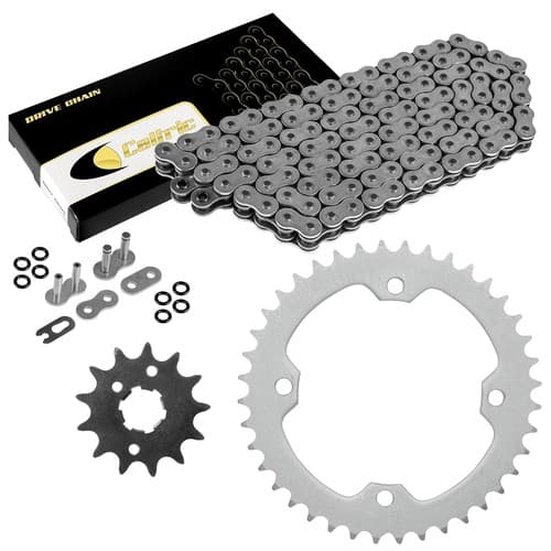 O-Ring Drive Chain & Sprockets Kit for Yamaha Warrior 350 YFM350X 1987 1988