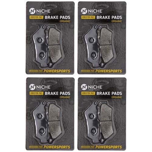 Brake Pad Set for Harley-Davidson Street 500 BMW Front Rear Organic 4 Pack