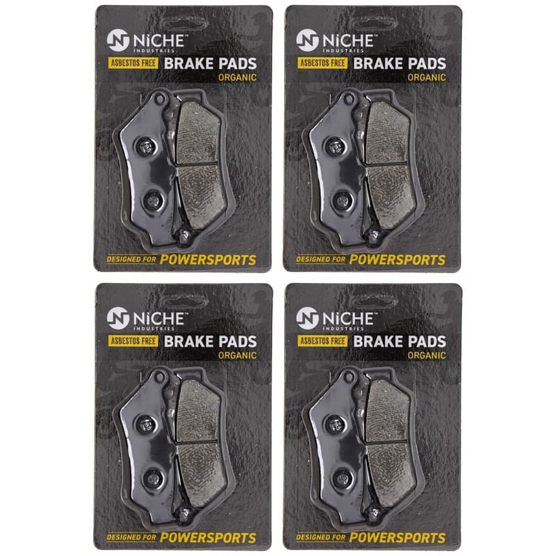 Brake Pad Set for Harley-Davidson Street 500 BMW Front Rear Organic 4 Pack