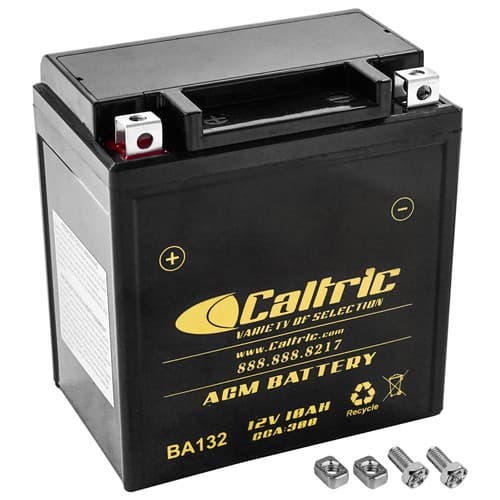 Caltric AGM Battery for Kawasaki Bayou 220 KLF220A 1992-2002 / 12V 11Ah CCA 300