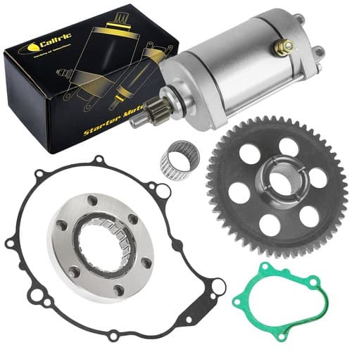 Starter & Starter Clutch & Gear Idler For Yamaha YFM660R Raptor 660R 2001-2003