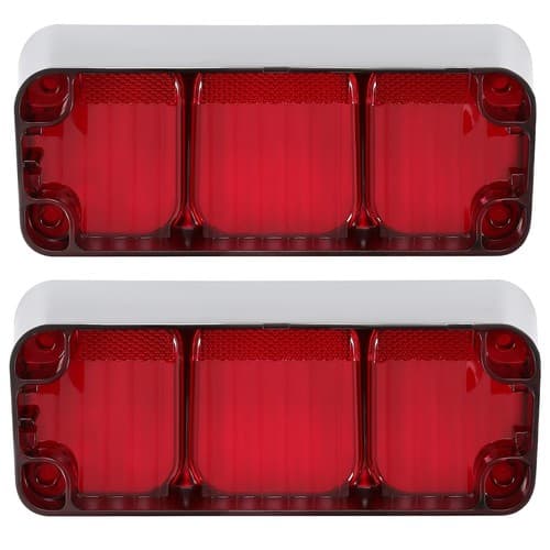 Pair Tail Light Upper For Oldsmobile Cutlass Supreme 442 1972 Left+Right Side