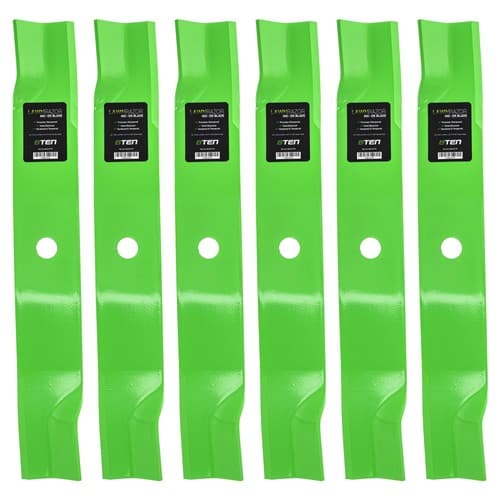 LawnRAZOR Blade for John Deere 737 757 TCU15881 M128485 M131958 High Lift 6 Pack