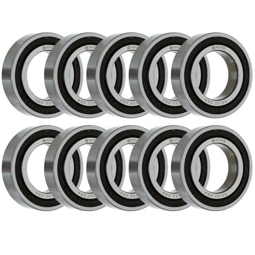 NICHE Wheel Bearing 69/22-2RS 22x39x9mm Single Row Deep Groove 10 Pack