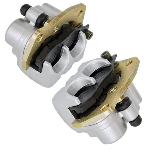 Front Left Right Brake Caliper W/Pads for Yamaha Rhino 660 YXR660 4X4 2004-2007