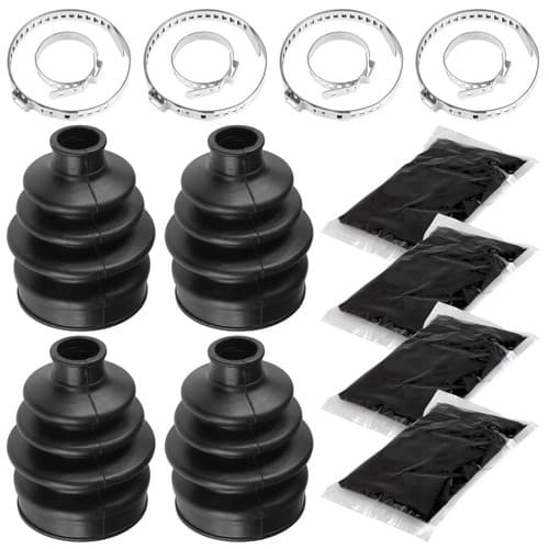 2 Rear Axle LH and RH Outer CV Boot Kit for Yamaha Grizzly 700 YFM700 2012-2020