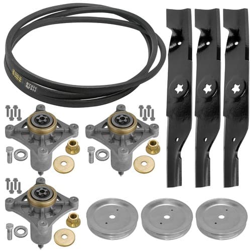 587819701 532197242 532173436 532180054 48" Deck Spinlde Blade Kit For Husqvarna