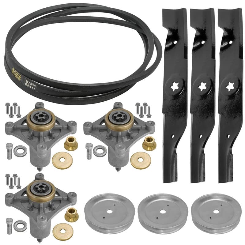 587819701 532197242 532173436 532180054 48" Deck Spinlde Blade Kit For Husqvarna