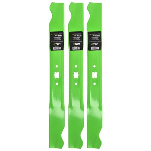 LawnRAZOR High Lift Blade for Cub Cadet SC500 SC100 SC300HW SC500Z CC46ES 3-Pack