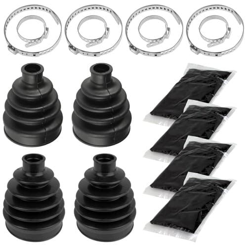 2 Front Axle Inner Outer CV Boot Kit for Can-Am Renegade 800 800R 4X4 2007-2012