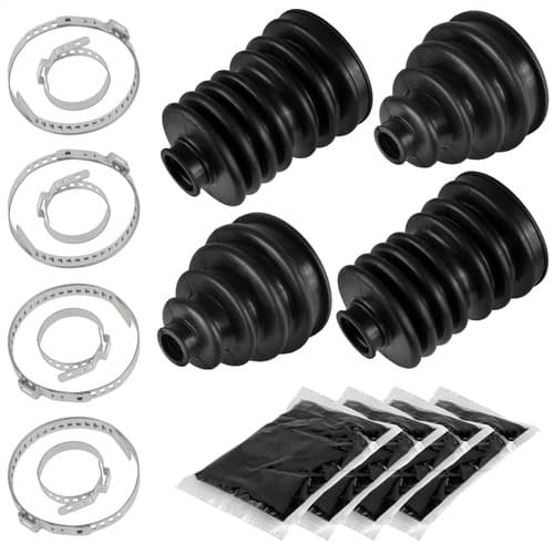 Fits John Deere XUV850D XUV855D Diesel Rear Axle Inner Outer CV Boot Kit 2 Sets