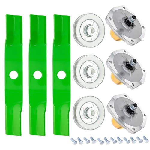 8TEN Blade Spindle Kit for Kubota RCK48P-400Z 48-inch K5583-34340 K5579-34510