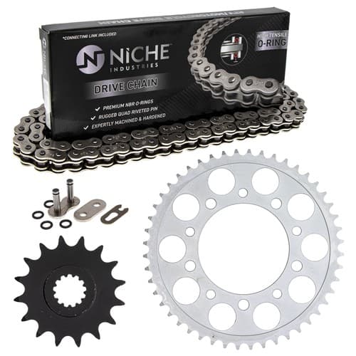 Sprocket Chain Set for Yamaha YZF-R6 16/48 Tooth 520 O-Ring Front Rear Combo Kit