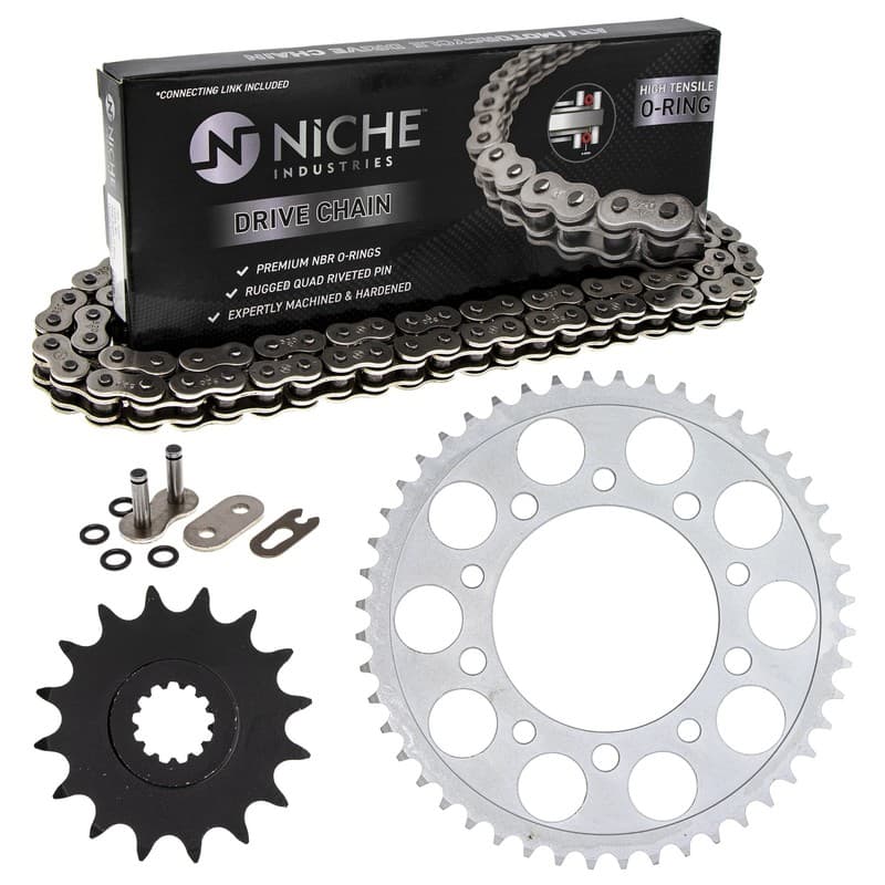 Sprocket Chain Set for Yamaha YZF-R6 16/48 Tooth 520 O-Ring Front Rear Combo Kit