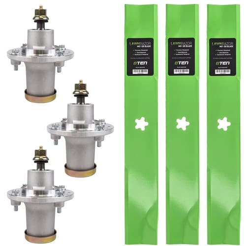 Deck Spindle & Mower Blade Kit for Husqvarna XP 272 GT52XLS GTH27V52LS GTH52XLS