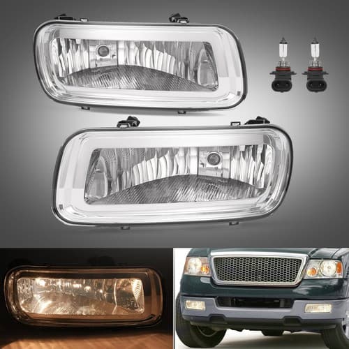 Fog Light W/Bulb For Ford F-150 2004-06 Front Left & Right #FO2593197 #FO2592197