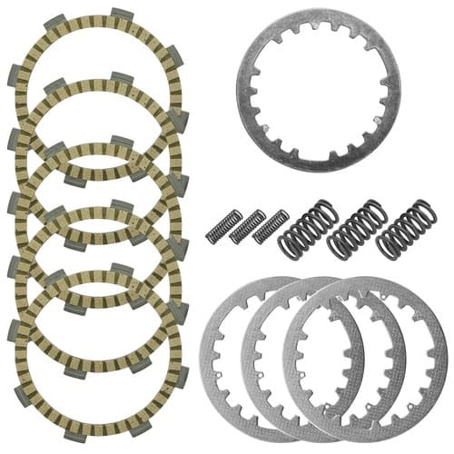 Clutch Friction Steel Plates Springs Kit for Yamaha T-TR110E TTR110E 2008 - 2023