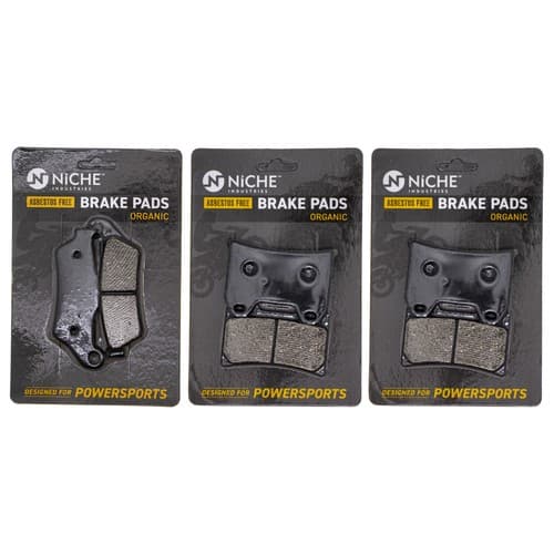 NICHE Brake Pad Set for BMW R Nine T Pure 34117696593 Front Rear Organic