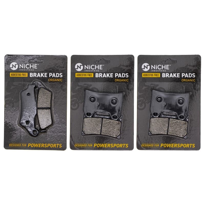 NICHE Brake Pad Set for BMW R Nine T Pure 34117696593 Front Rear Organic