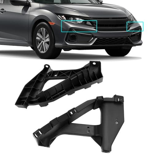 For Honda Civic 2016-2020 21 Headlight Brackets Front Hold Mount Retainer LH+RH