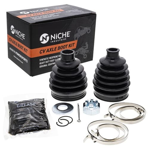 NICHE Front Rear CV Axle Boot Kit for Can-Am 705401346 Outlander 650 1000 500